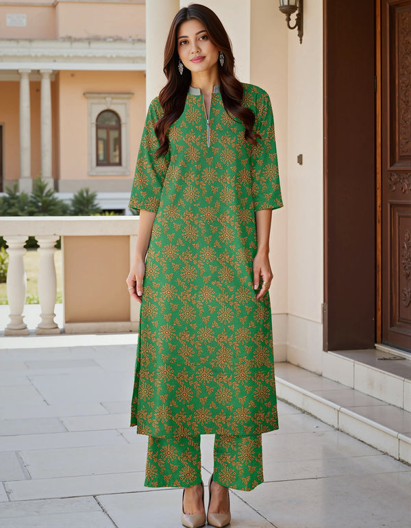 Fiza Noor Summer Printed Lawn 2-Piece Suit – Shirt & Trouser MER89
