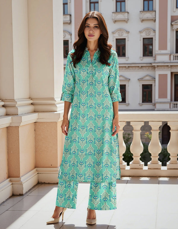Fiza Noor Summer Printed Lawn 2-Piece Suit – Shirt & Trouser MER84