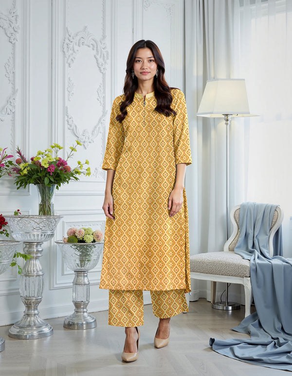 Fiza Noor Summer Printed Lawn 2-Piece Suit – Shirt & Trouser ME-17