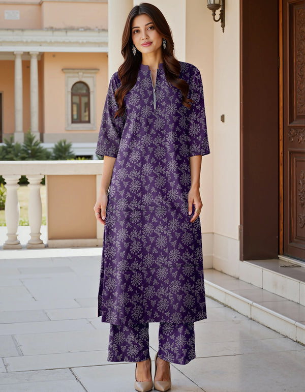 Fiza Noor Summer Printed Lawn 2-Piece Suit – Shirt & Trouser MER87