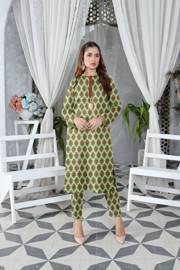 Fiza Noor Summer Printed Lawn 2-Piece Suit – Shirt & Trouser ME-13