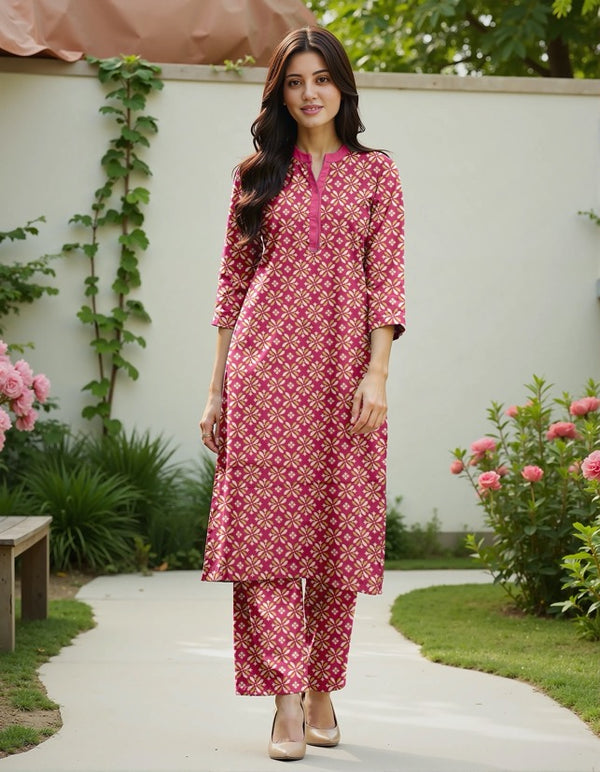 Fiza Noor Summer Printed Lawn 2-Piece Suit – Shirt & Trouser ME-16