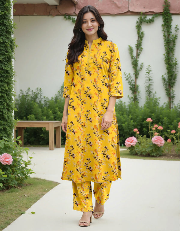 Fiza Noor Summer Printed Lawn 2-Piece Suit – Shirt & Trouser MER45