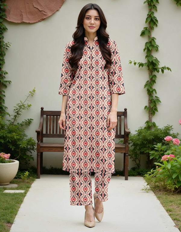 Fiza Noor Summer Printed Lawn 2-Piece Suit – Shirt & Trouser MER53