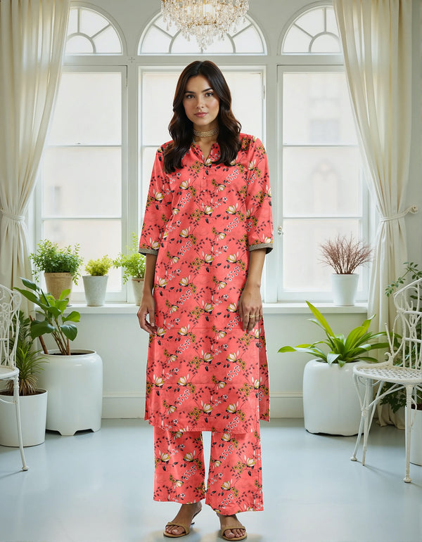 Fiza Noor Summer Printed Lawn 2-Piece Suit – Shirt & Trouser MER51