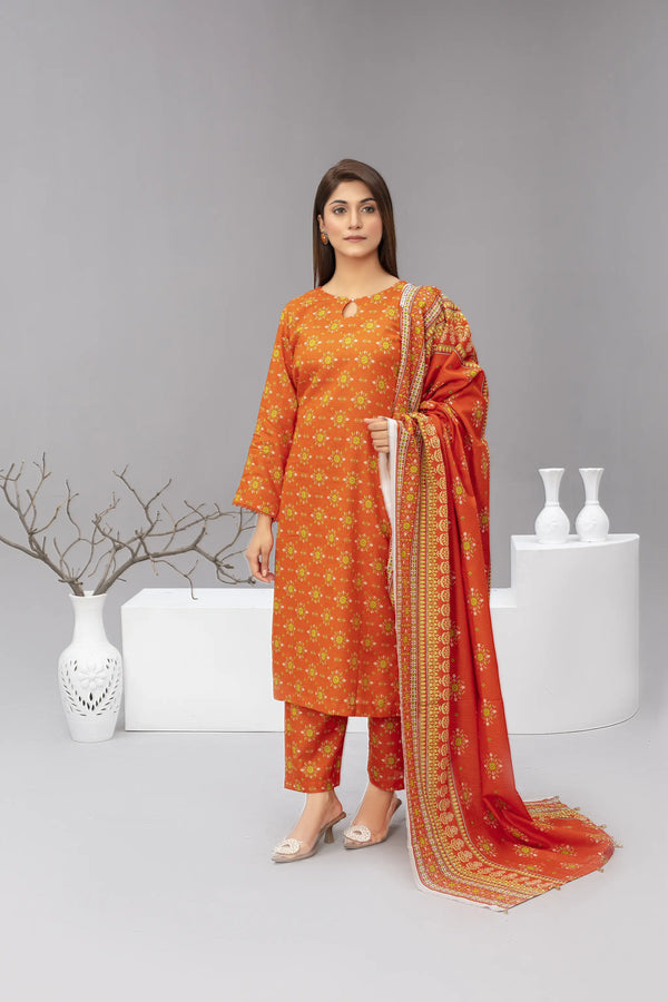 Unstitched Notica Khaddar Printed 3 Piece