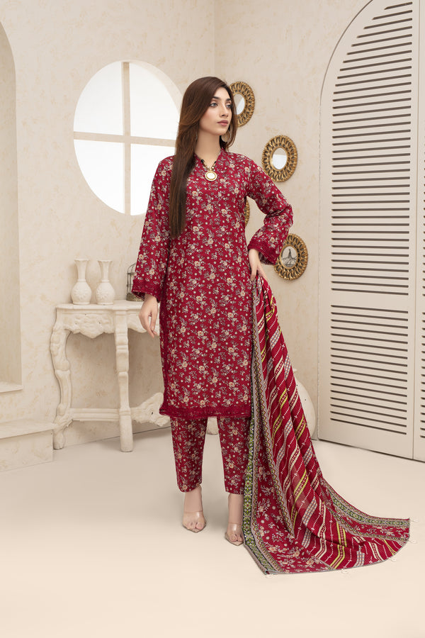 Unstitched Notica Khaddar Printed 3 Piece