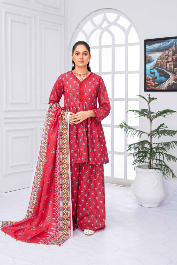 Unstitched Notica Khaddar Printed 3 Piece