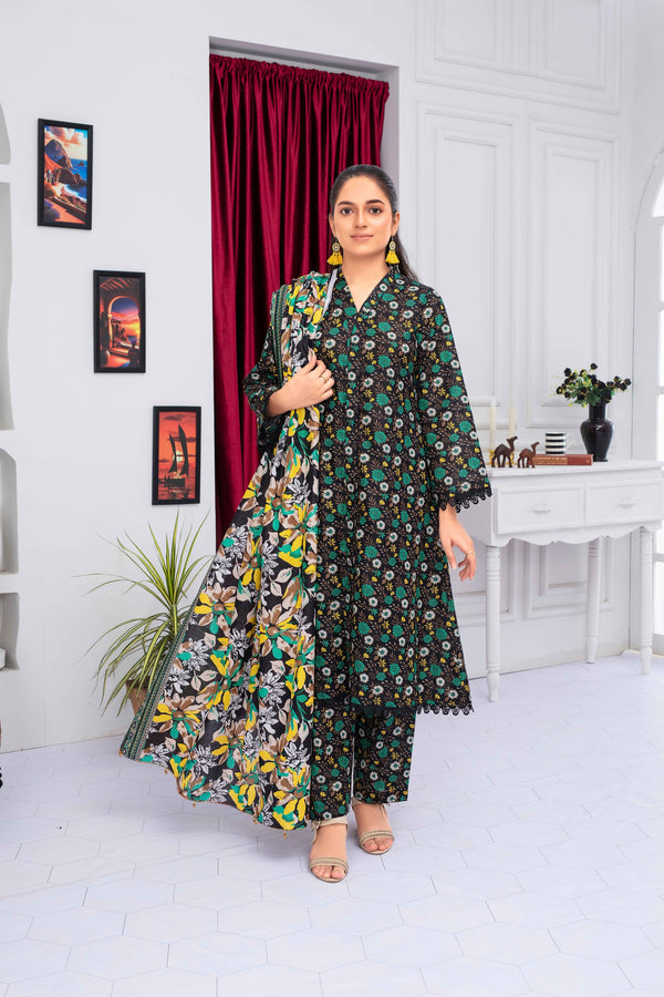 Unstitched Notica Khaddar Printed 3 Piece