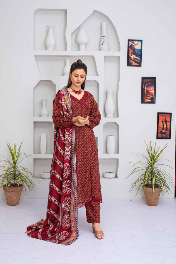 Unstitched Notica Khaddar Printed 3 Piece