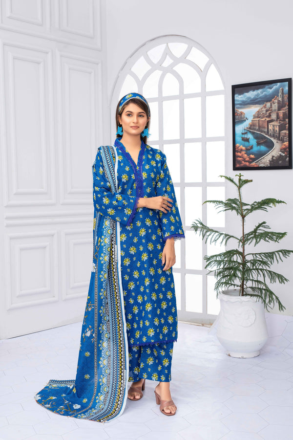 Unstitched Notica Khaddar Printed 3 Piece