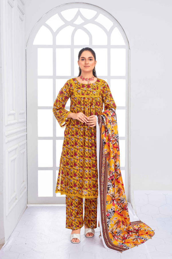 Unstitched Notica Khaddar Printed 3 Piece