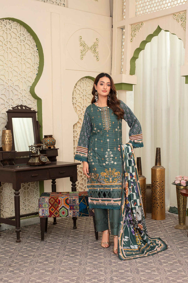 Unstitched Notica Digital Embroidered Khaddar 3pc