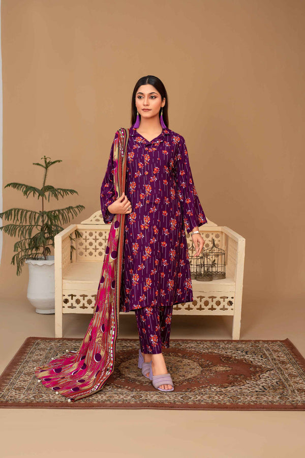 Unstitched Notica Wool Digital Printed 3 Piece