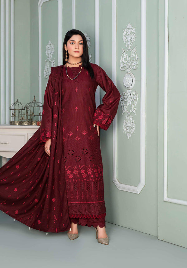 Binish Vol-A-05 – Elegant Doria Dyed Embroidered Suit –d7