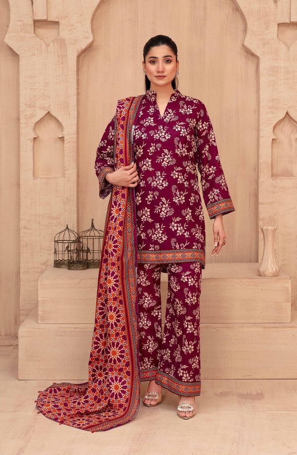 Fiza Noor Khaddar Printed Collection – ZYRA Vol. 01–d11