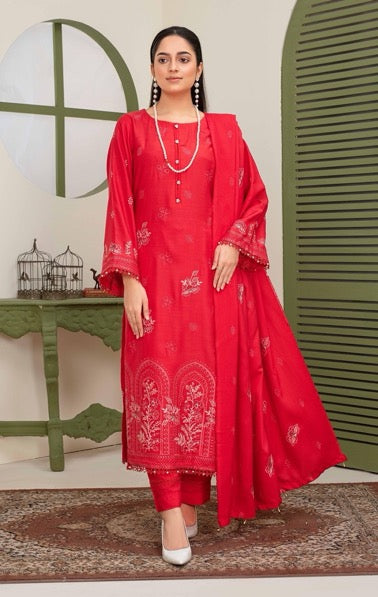 Binish Vol-A-02 – Elegant Doria Dyed Embroidered Suit –d3