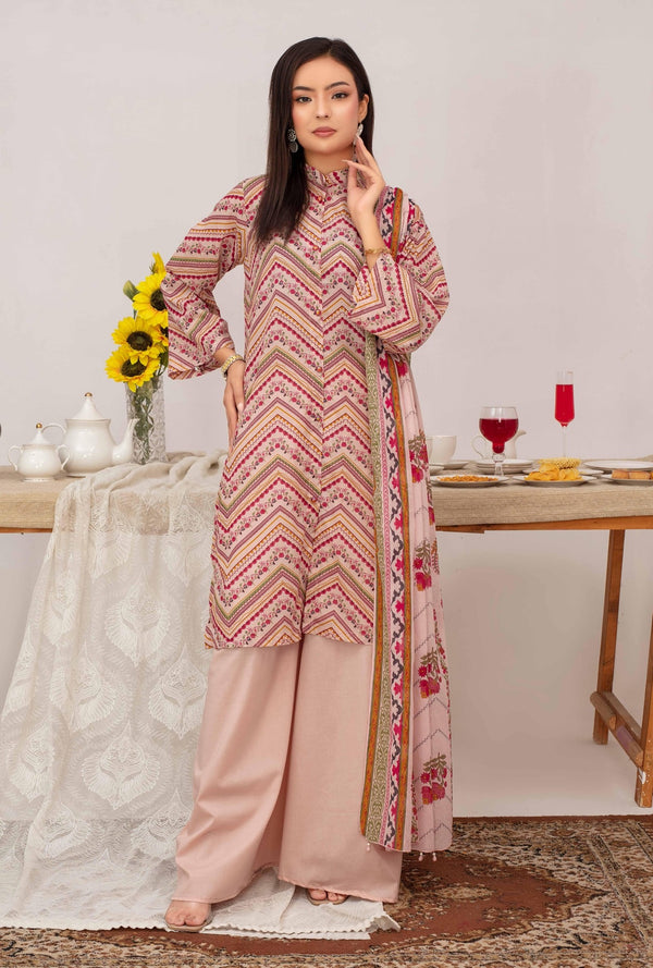 Unstiched Digital Printed Lawn 3pc Manar vol-C6-d-9