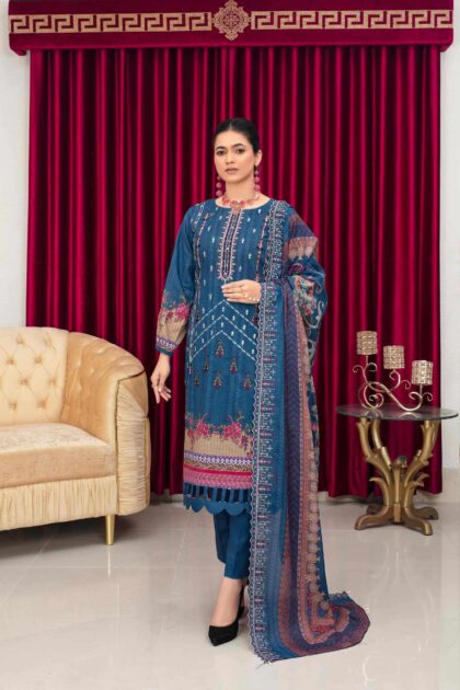 Zaawia-02 Embroidered Lawn FN 03